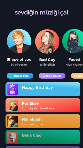 Piano - music & songs games ekran görüntüsü