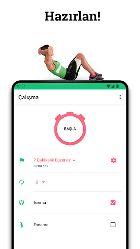 7 Dakika HIIT Antrenmanı ekran görüntüsü