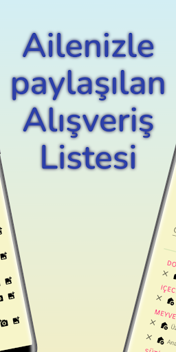 Paylaşılan Alışveriş Listesi ekran görüntüsü