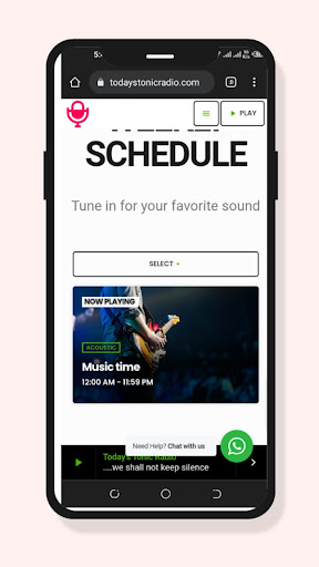 Today's Tonic Radio ekran görüntüsü