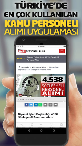 Kamu Personeli Alımı ekran görüntüsü