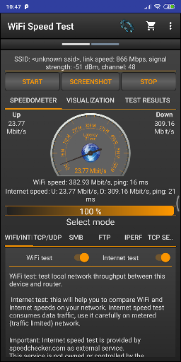 WiFi Speed Test Pro ekran görüntüsü