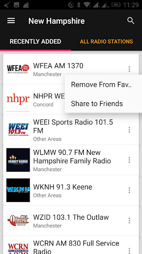 New Hampshire Radio Stations ekran görüntüsü