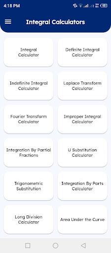 Integration Calculator App ekran görüntüsü