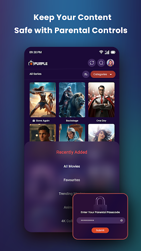 Purple Lite Player for Mobile ekran görüntüsü