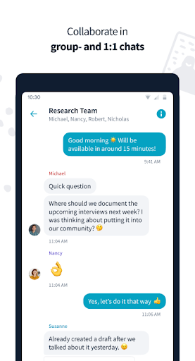 VoithNet - Mobile Intranet ekran görüntüsü