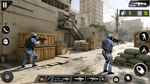 Fps Komando Silah Oyunlar 3D ekran görüntüsü