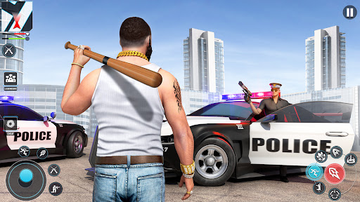 Police Gangster Mafia Games 3D ekran görüntüsü