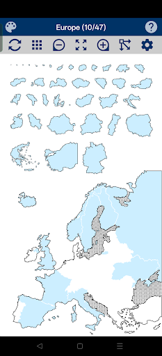 Europe Map Puzzle ekran görüntüsü