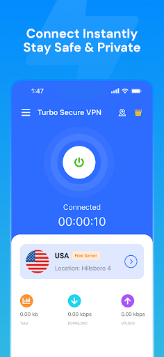 Turbo Güvenli VPN: Hızlı Proxy ekran görüntüsü