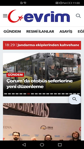 Evrim Gazetesi ekran görüntüsü