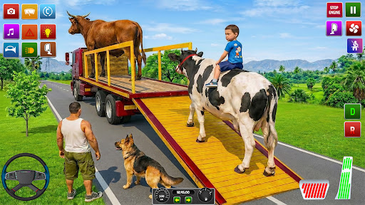 Animal Truck Simulator Game 3D ekran görüntüsü