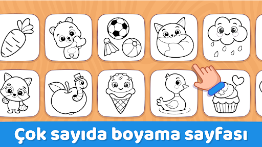 1+ yaş için boyama oyunu ekran görüntüsü