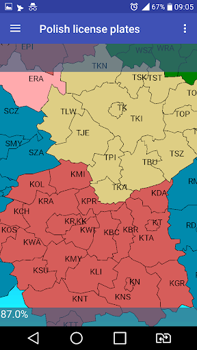 Polskie tablice rejestracyjne ekran görüntüsü