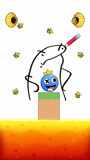 Rainbow Monster: Draw To Save ekran görüntüsü