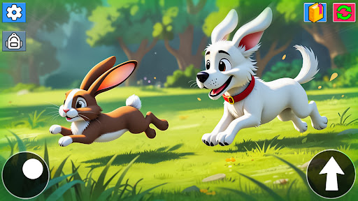 Rabbit Escape Dog Chase Game ekran görüntüsü