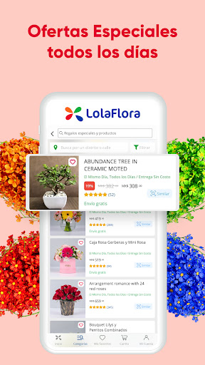 LolaFlora: Envia flores online ekran görüntüsü