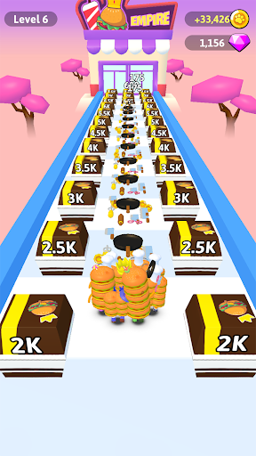 Foodie Runner: Merge & Run ekran görüntüsü