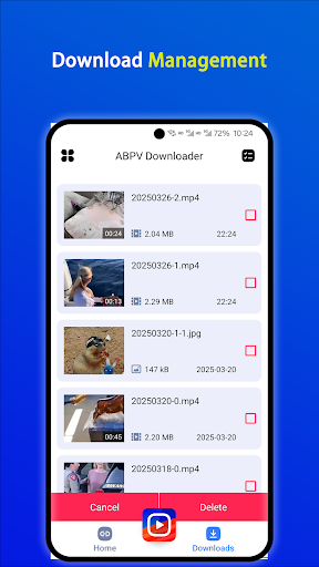 Downloader for ABPV ekran görüntüsü