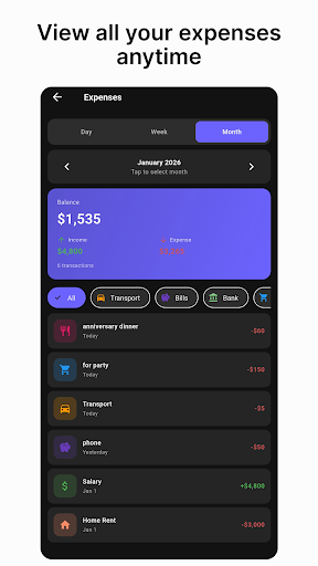 Money Manager: Simple & Quick ekran görüntüsü