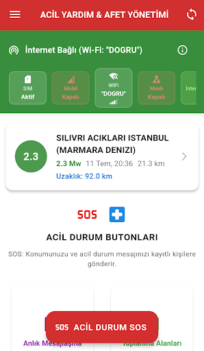 Acil İletişim & Afet Bilgi ekran görüntüsü