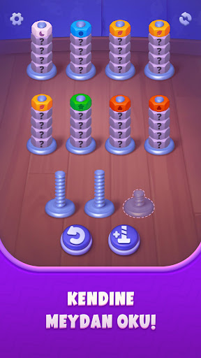 Nuts UP! Bolts Sort Puzzle ekran görüntüsü