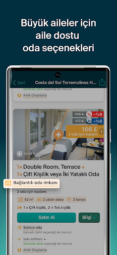 Halalbooking: Otel rezervasyon ekran görüntüsü
