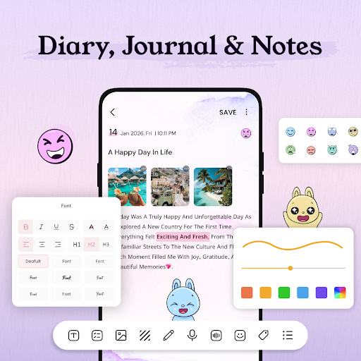 My Diary: Daily Journal, Notes ekran görüntüsü