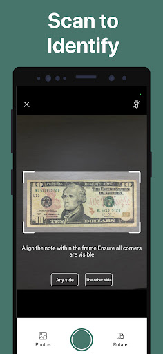 NoteSnap - Banknote Identifier ekran görüntüsü