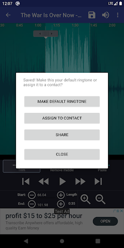 Ringtone Maker:create ringtone ekran görüntüsü