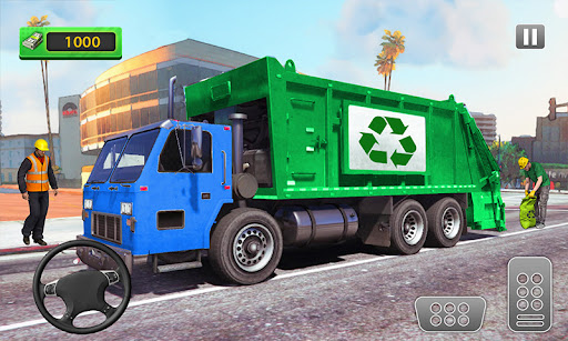 Road Sweeper Garbage Truck Sim ekran görüntüsü