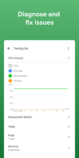 Google Cloud ekran görüntüsü
