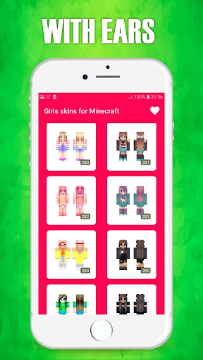 Girls Skins for Minecraft ekran görüntüsü
