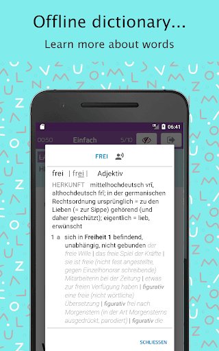 Word Search: German Dictionary ekran görüntüsü