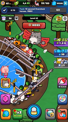 Fisher Cat Town Tycoon ekran görüntüsü