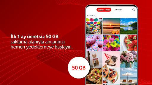 Vodafone Güvenli Depo ekran görüntüsü