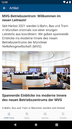 SWM connect ekran görüntüsü