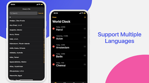 Clock Phone 16, Alarm & Timer ekran görüntüsü