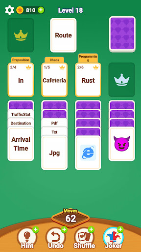 Card Sort Jam-Word Association ekran görüntüsü
