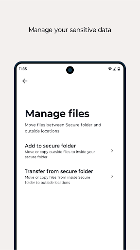 Secure folder ekran görüntüsü