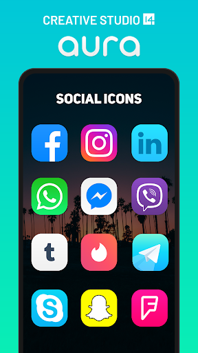 Aura Icon Pack ekran görüntüsü