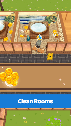 Kawaii HotSpring: Idle Tycoon ekran görüntüsü