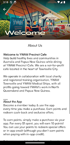 YWAM Precinct Cafe ekran görüntüsü