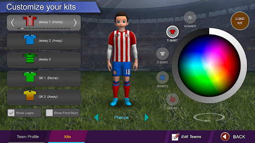 Pro League Soccer ekran görüntüsü