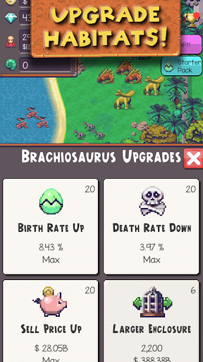 Idle Dino Zoo ekran görüntüsü