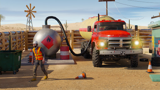 Gas Station Junkyard Sim 3D ekran görüntüsü
