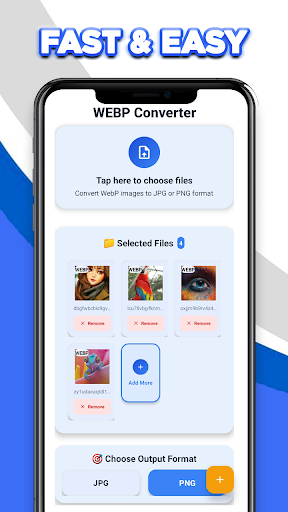 Webp to PNG image or JPG image ekran görüntüsü