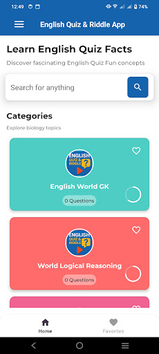 English Quiz & Riddle App ekran görüntüsü