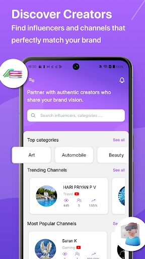 Kollabify Influencer Marketing ekran görüntüsü
