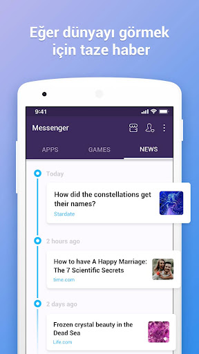 Messenger ekran görüntüsü